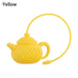 1Pcs Creative Teapot-Shape Tea Infuser Strainer Silicone Tea Bag Leaf Filter Diffuser Teaware Teapot Accessory Kitchen Gadget