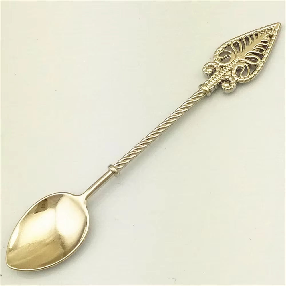 1Pcs Stainless Steel Coffee & Tea Spoon Music Symbol Long Handle Creative Spoon Drinking Tools Kitchen Gadget Flatware Tableware