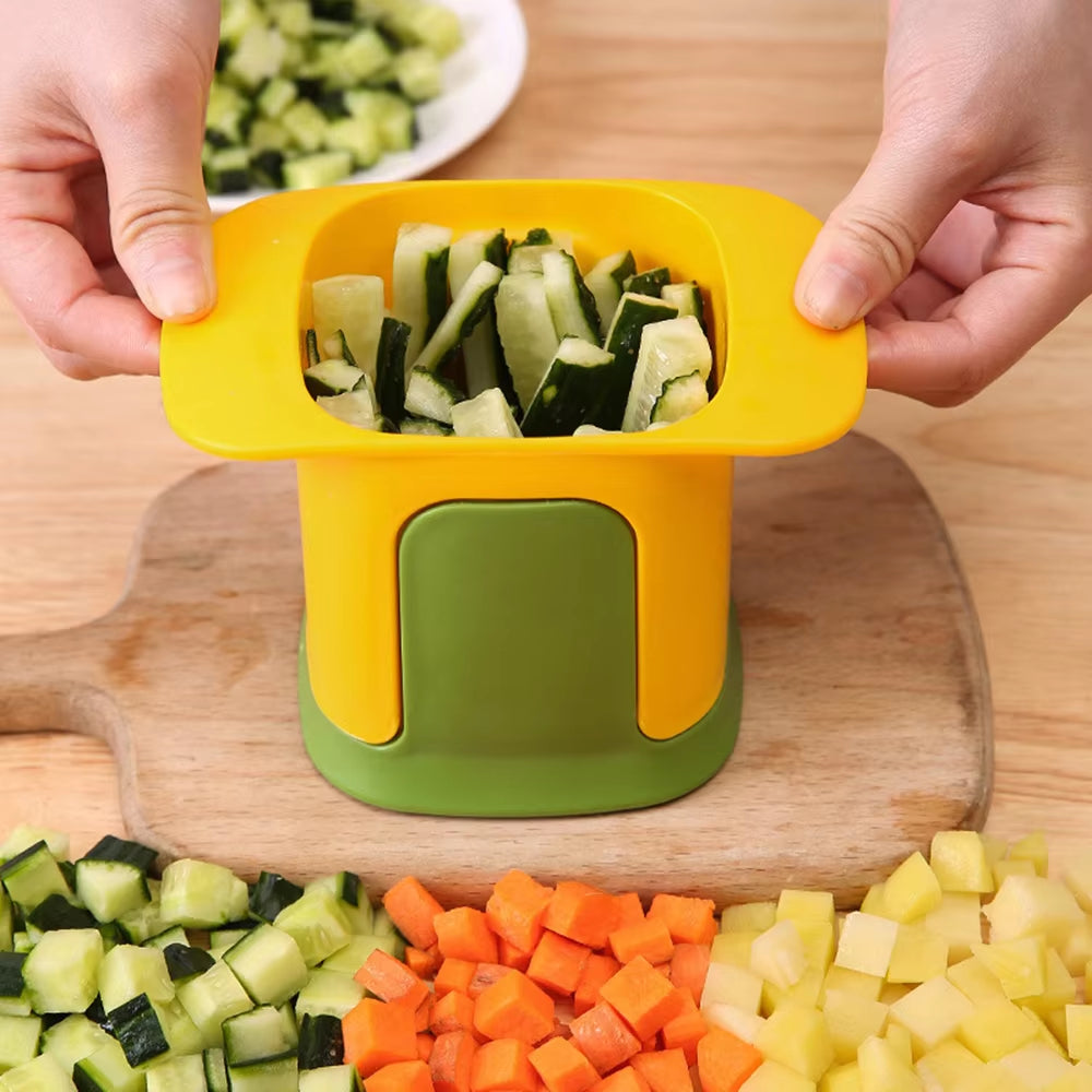 Multifunctional Vegetable Chopper Onion Dicing Artifact French Fries Slicer Kitchen Gadget Cucumber Potato Slicer Kitchen Tools