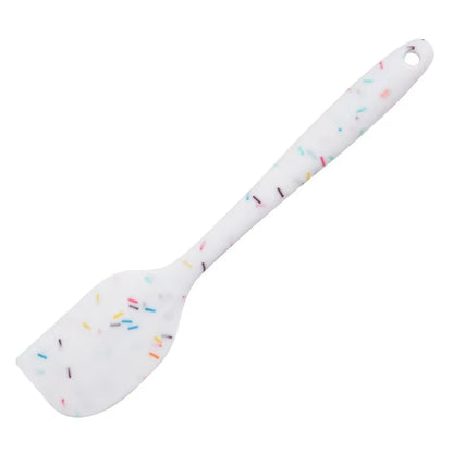 White Cooking Tool Kitchenware Silicone Utensils Multifunction Non-Stick Spatula Ladle Egg Beaters Whisk Kitchen Gadget Sets