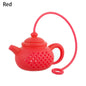 1Pcs Creative Teapot-Shape Tea Infuser Strainer Silicone Tea Bag Leaf Filter Diffuser Teaware Teapot Accessory Kitchen Gadget