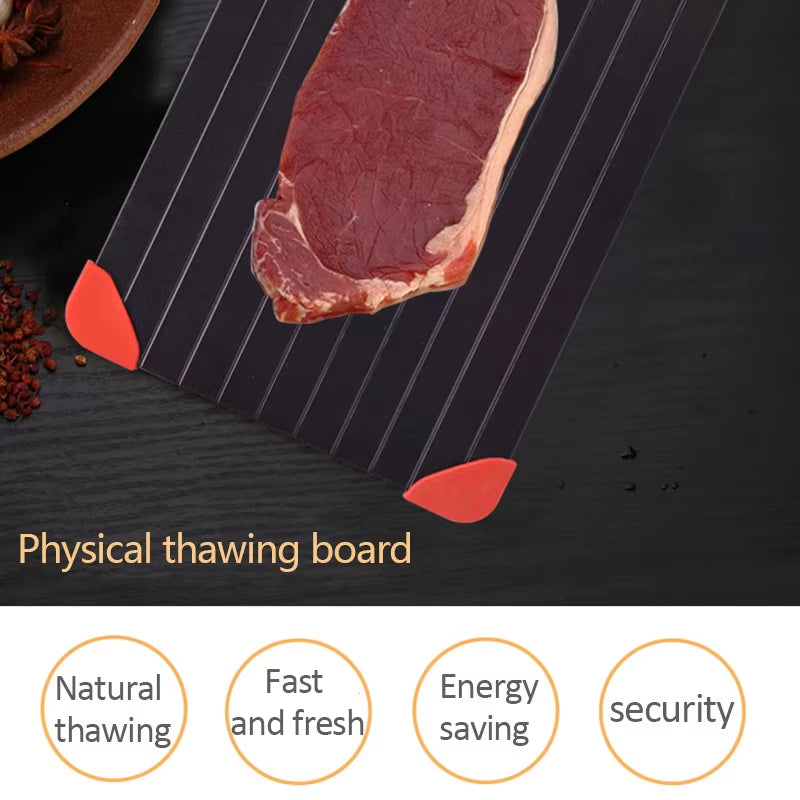 Fast Defrosting Tray Thaw Frozen Food Meat Fruit Quick Defrosting Plate Board Defrost Kitchen Gadget Tool Defrost Tray