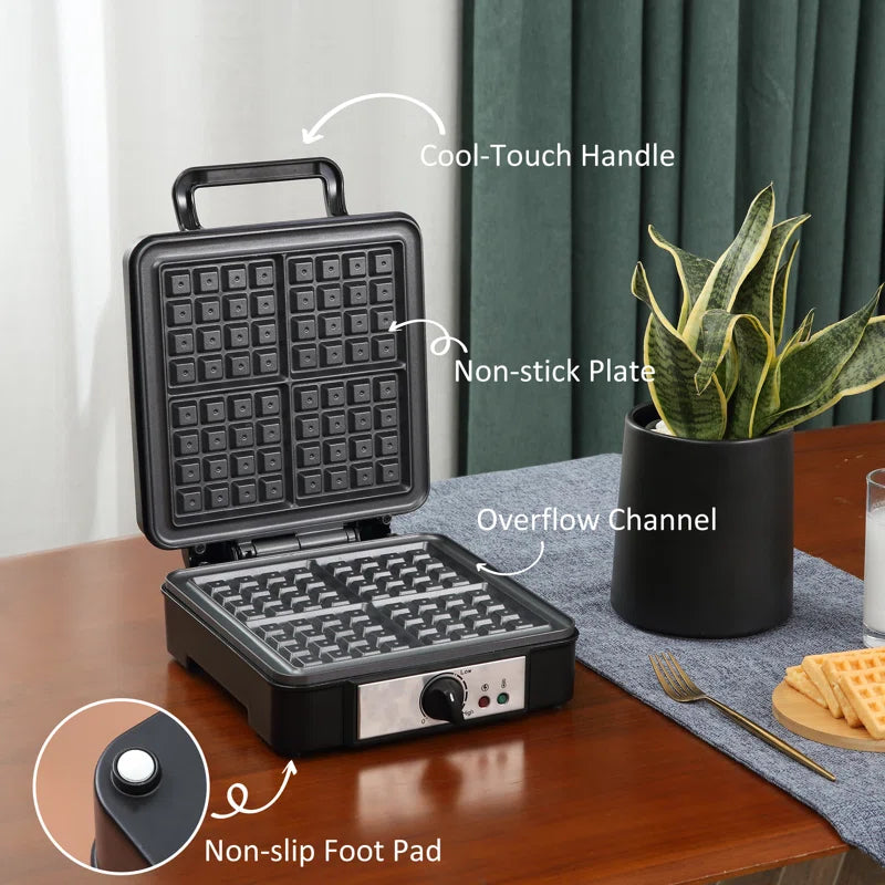 1Cm Non Stick Electric Grill with Lid