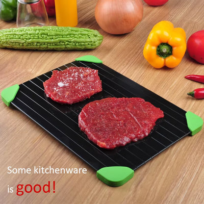 Fast Defrosting Tray Thaw Frozen Food Meat Fruit Quick Defrosting Plate Board Defrost Kitchen Gadget Tool Defrost Tray