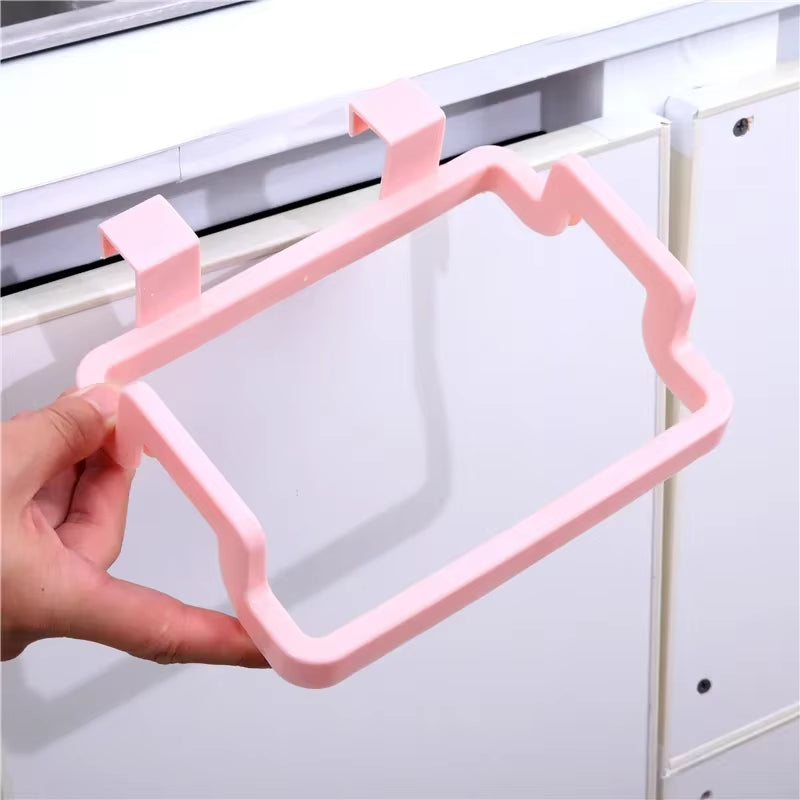 1PC Portable Hanging Garbage Bag Kitchen Gadget Storage Bag Rack Kitchen Accessories Household Tools Vegetable and Fruit Tools