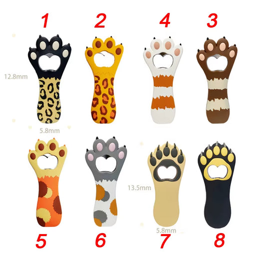 Portable Creative Cat Paw Shaped Bottle Opener Glass Beer Bottle Opener Kitchen Gadget Tools Beer Bar Tool Claw for Kitchen