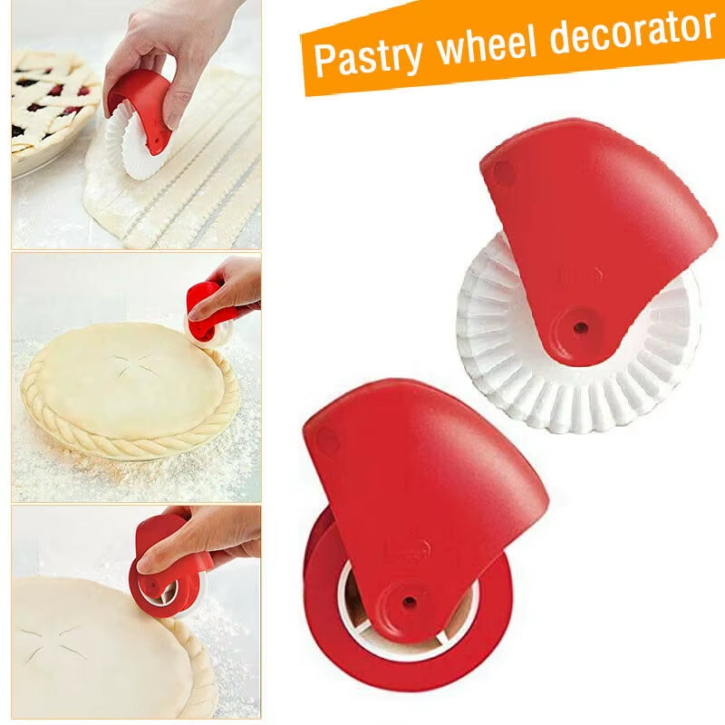 Manual Cutting Wheel Roller Wheel Pastry Biscuit Dough Cutting Machine Baking Tool Kitchen Gadget Baking Accessories Wholesale