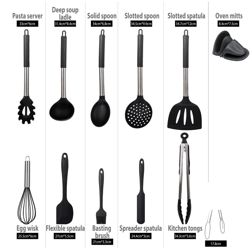 12 Piece Cooking Utensil Set