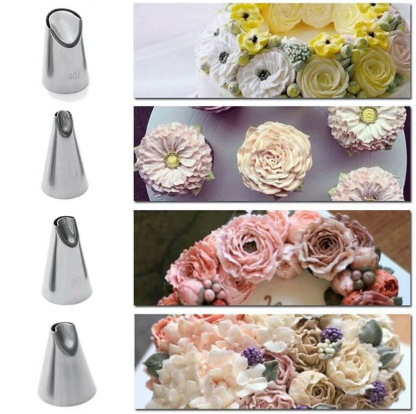 1/3/5Pc/Set of Chrysanthemum Nozzle Icing Piping Pastry Nozzles Kitchen Gadget Baking Accessories Making Cake Decoration Tools