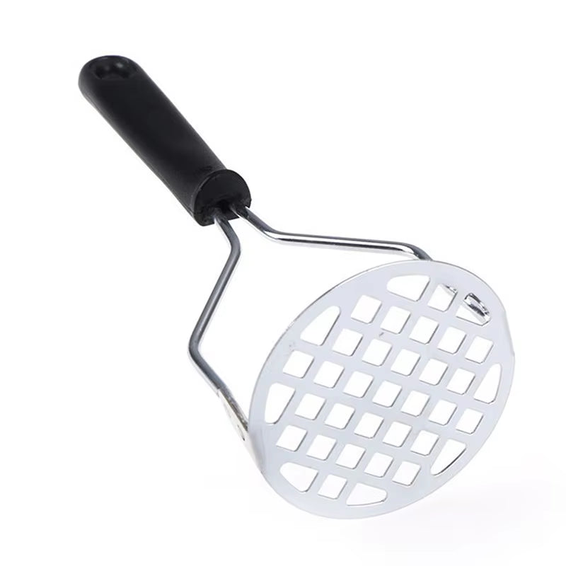 1PCS Stainless Steel Kitchen Gadget Potato Masher Press Cooking Tool Mashed Potatoes Wavy Pressure Rice Kitchen Accessories