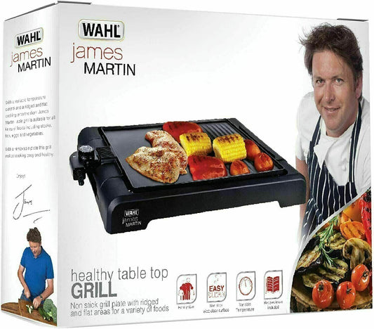 Wahl James Martin Nonstick Griller Home Non-Stick Table Top Kitchen Grill -ZX833