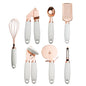 4-7PCS Rose Gold Garlic Press Pizza Cutter Kitchen Gadget Set Can Opener Potato Cooking High-End Kitchenware Kitchen Accessories