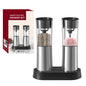 Electric Rechargeable Salt and Pepper Grinder with Adjustable Coarseness Refillable Mill Battery Powered Kitchen Gadget