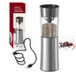 Electric Rechargeable Salt and Pepper Grinder with Adjustable Coarseness Refillable Mill Battery Powered Kitchen Gadget