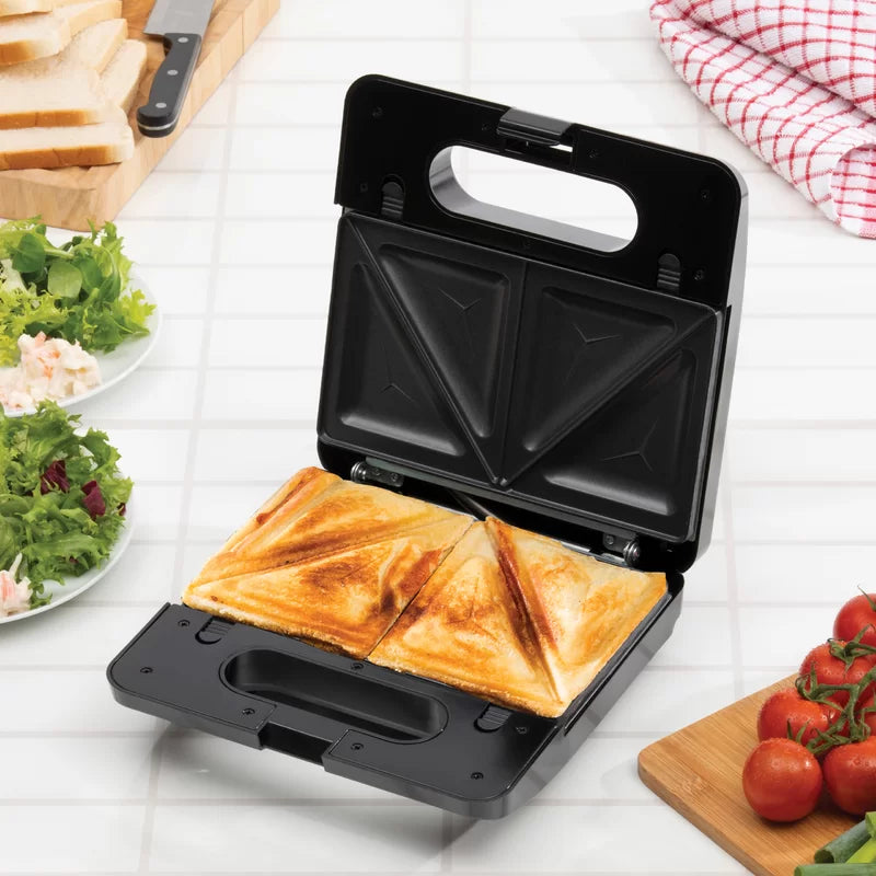 29.7Cm Smokeless Ceramic Non Stick Electric Grill Sandwich Maker with Lid