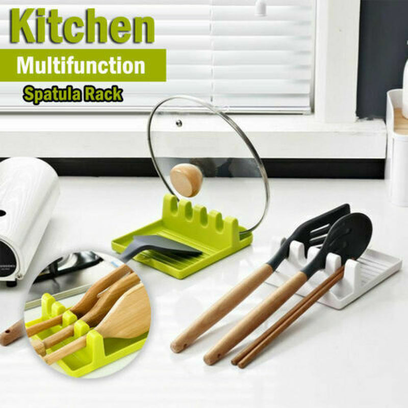 Kitchen Heat Resistant Spoon Rest Cooking Utensil Spatula Holder Tools Rack