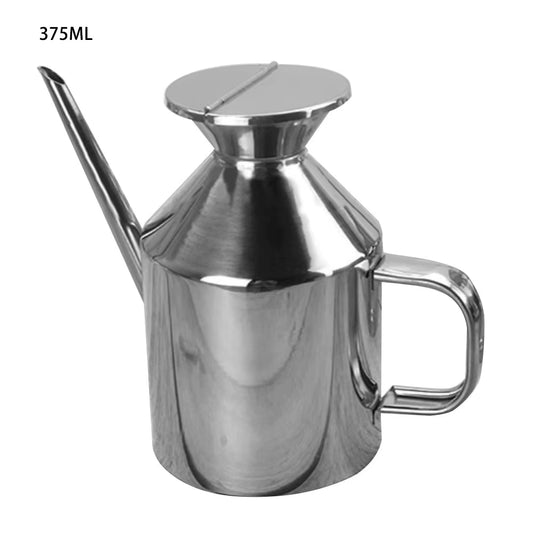 Stainless Steel Oil Dispenser for Kitchen Gadget 375/625Ml Oil Sauce Pot Container Oil Bottle Can Dispenser BBQ Tools