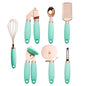 4-7PCS Rose Gold Garlic Press Pizza Cutter Kitchen Gadget Set Can Opener Potato Cooking High-End Kitchenware Kitchen Accessories