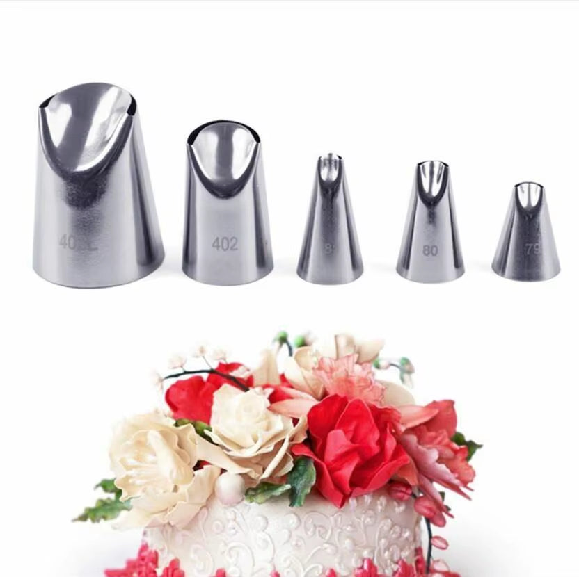 1/3/5Pc/Set of Chrysanthemum Nozzle Icing Piping Pastry Nozzles Kitchen Gadget Baking Accessories Making Cake Decoration Tools